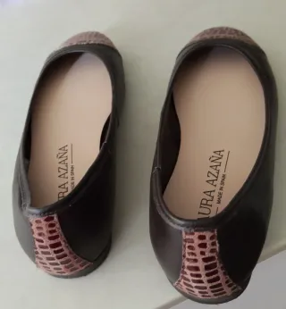 Zapatos  Piel color Marrón y cuero.