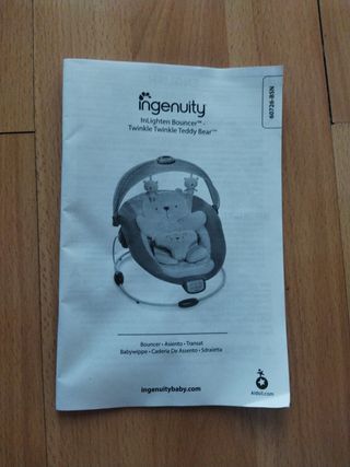Hamaca bebé Ingenuity con luces y sonidos