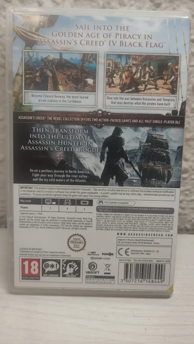 Assassin's Creed The Rebel Collection Switch