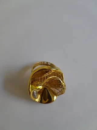 Anillo Raika Oro 18k Italiano Como Nuevo