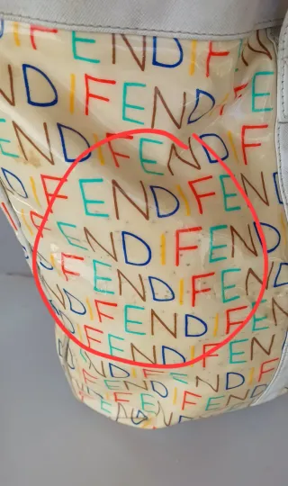 Borsa Fendi Vintage Multicolor