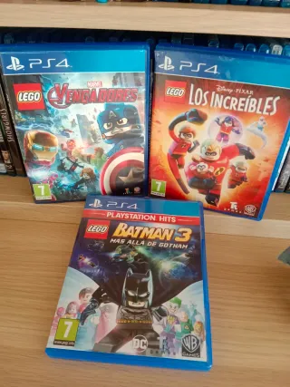 Lote 3 Videojuegos LEGO PS4