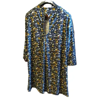 Vestito Mango floreale nero e multicolore
