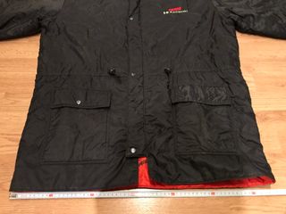 Cazadora Vintage Derbi Kawasaki Negra y Roja