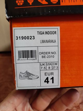 Zapatillas Fútbol Sala Munich Tiga 