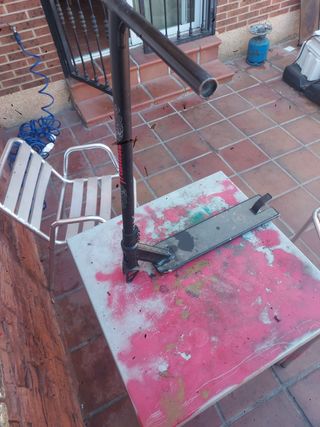 Manillar y tabla de patinete