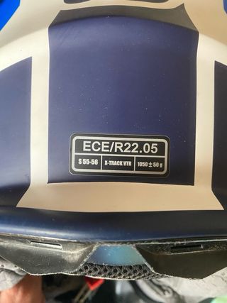 Casco Motocross Acerbis Naranja/Azul