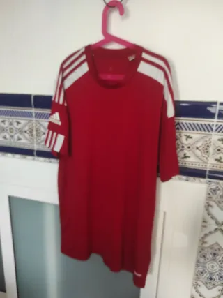 Camiseta Adidas Roja Talla M