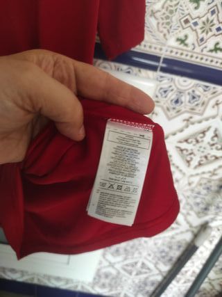 Camiseta Adidas Roja Talla M