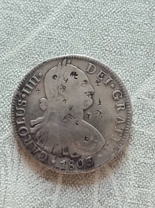 8 Reales Carlos IV México 1803 FT