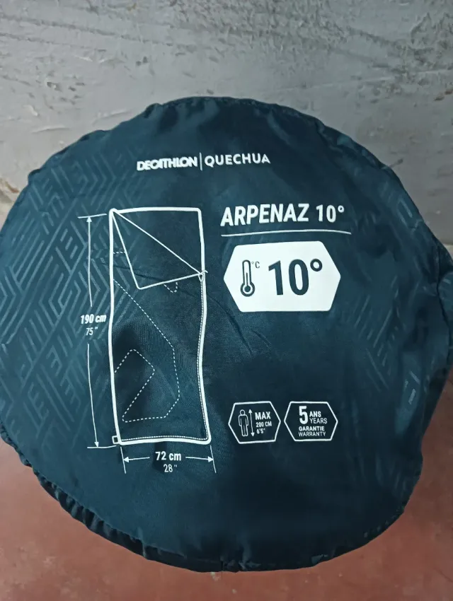 Saco de dormir Quechua Arpenaz 10°
