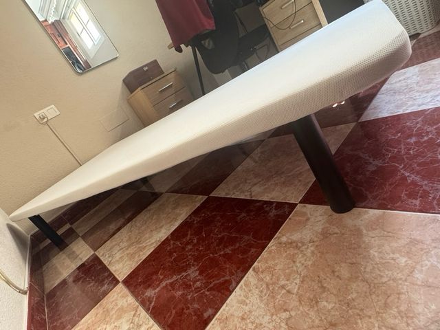 Somier tapizado beige