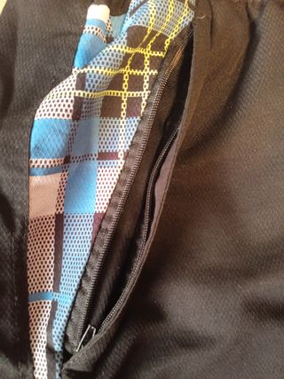Pantalón chándal Lacoste negro con cuadros