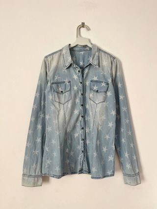 Camisa vaquera estrellas Talla S/M