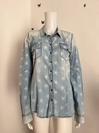 Camisa vaquera estrellas Talla S/M