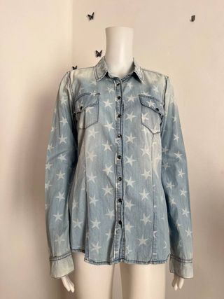 Camisa vaquera estrellas Talla S/M