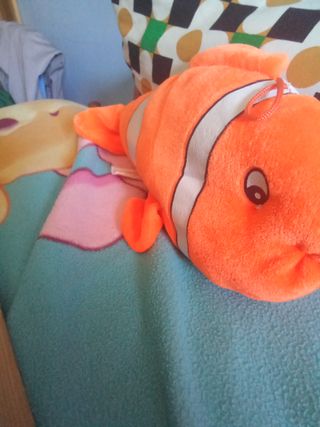 Peluche Pesce Arancione Morbido