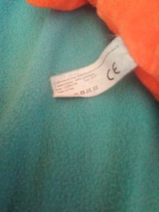 Peluche Pesce Arancione Morbido