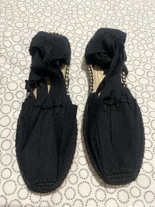 Alpargatas Baturro Traje Regional Negro