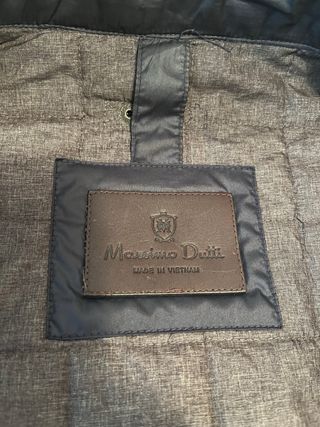 Chaqueta Massimo Dutti con chaleco interior azul