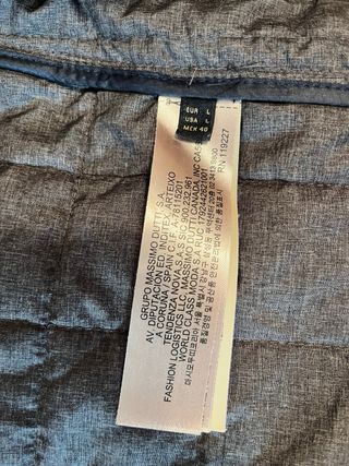 Chaqueta Massimo Dutti con chaleco interior azul
