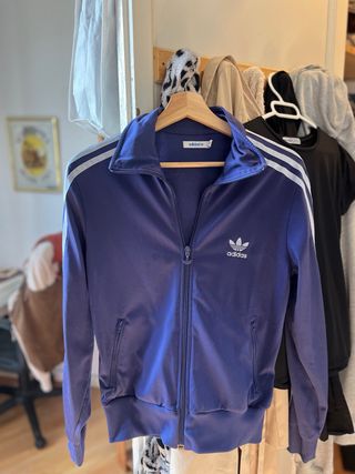 Chaqueta Adidas Vintage lila retro