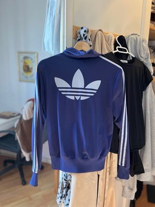 Chaqueta Adidas Vintage lila retro