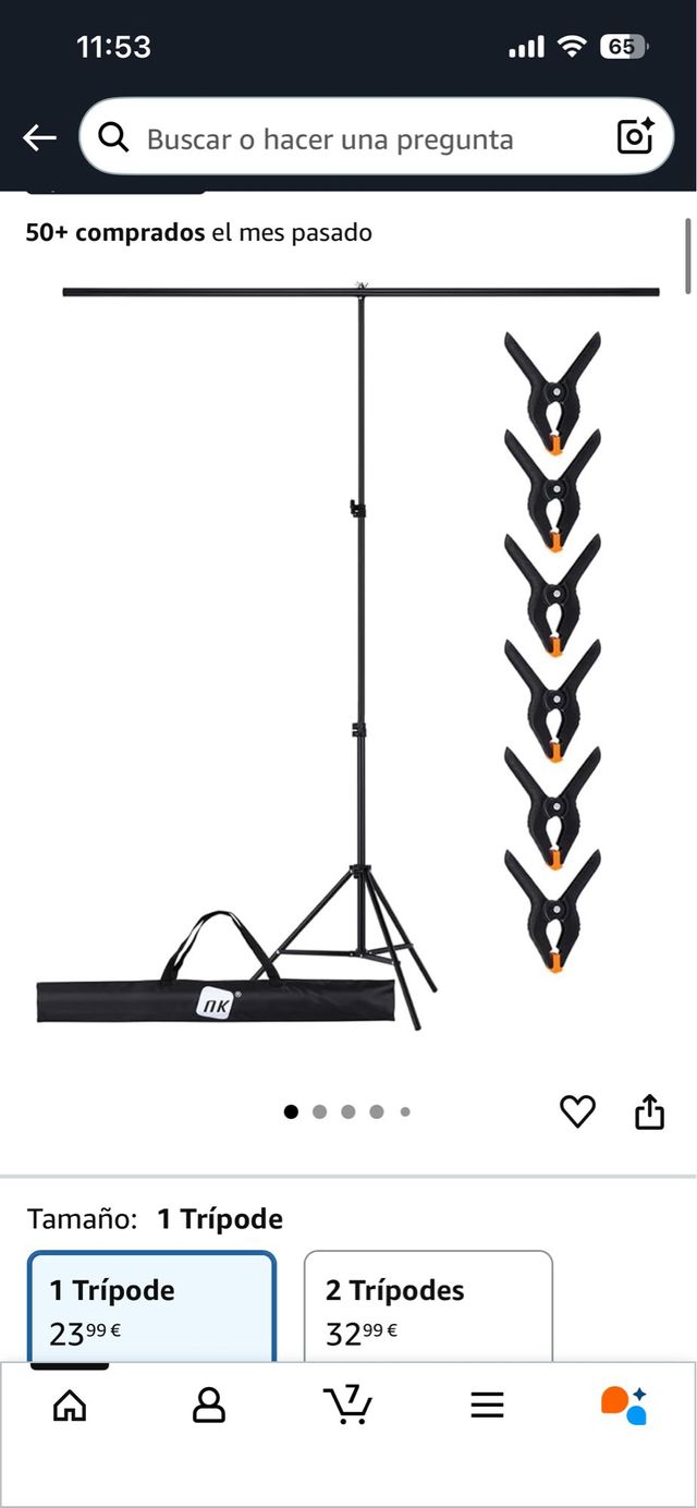 NK Soporte de fondo para fotografía