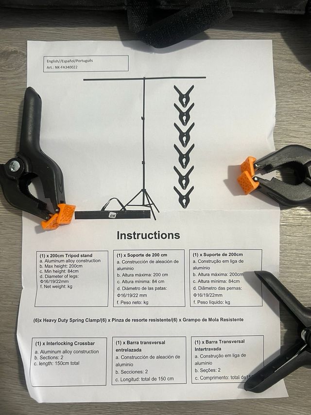 NK Soporte de fondo para fotografía