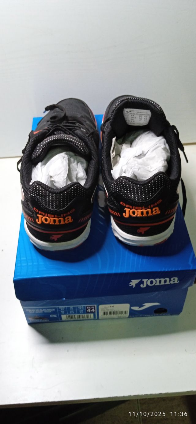 Botas de fútbol sala Joma Negras Naranja