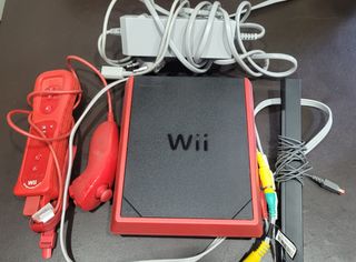 Nintendo wii,mini,roja.