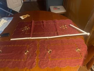 Centrini in stoffa decorati