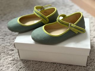 Bailarinas niña Gocco verde y amarillo talla 26