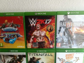 Xbox One Juegos: Skylanders, WWE 2K17, Battlefield