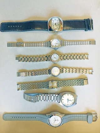 Colección de 6 relojes de diferentes marcas