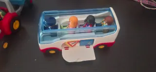 Juguetes Playmobil 1-2-3: Helicóptero, Bus, Camión