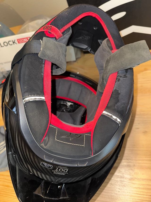 Casco Alpinestars R10 Carbono talla L 