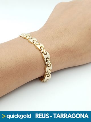 035-05-00615 PULSERA ORO 18K SEMIRRIGIDA QUICKGOLD