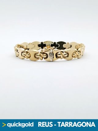035-05-00615 PULSERA ORO 18K SEMIRRIGIDA QUICKGOLD