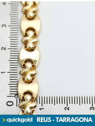 035-05-00615 PULSERA ORO 18K SEMIRRIGIDA QUICKGOLD