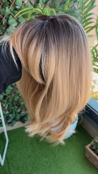 Peluca rubia degradada nuevas se venden x cierre 