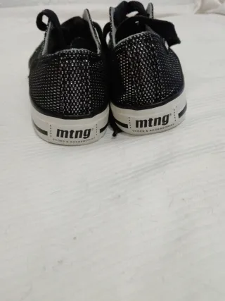 Zapatillas MTNG Negro/Plata