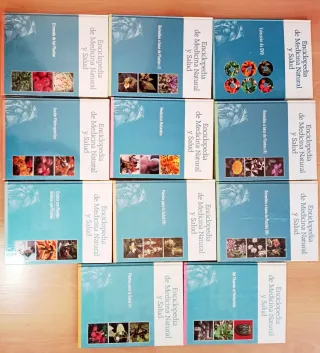 Enciclopedia de Medicina natural y salud. 10 tomos