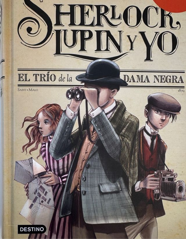 El trío de la dama negra. Sherlock, Lupin y yo.