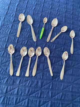 12 cucchiaini spaiati