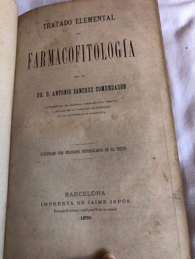 Tratado Farmacofitología Comendador 1870