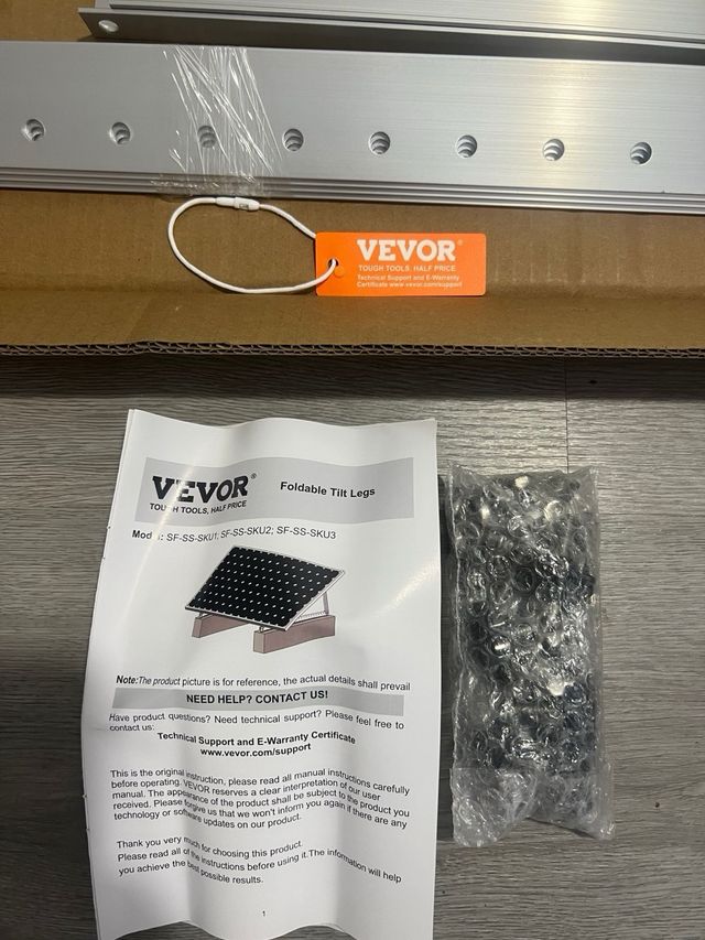 Soportes VEVOR para paneles solares