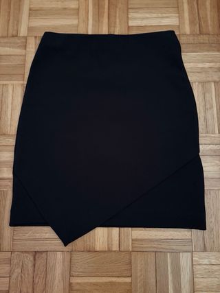 Falda corta H&M negra Talla XS