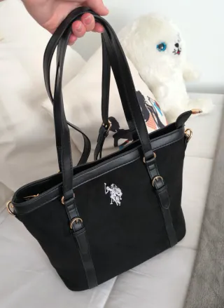 Bolso elegante negro de calidad