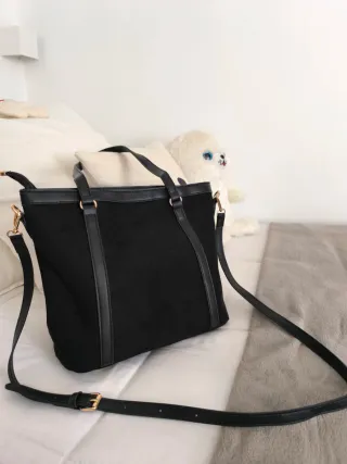 Bolso elegante negro de calidad